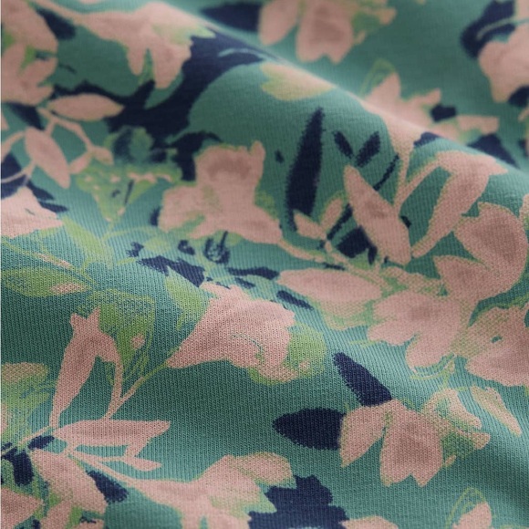 Pact Pink and Green Spaghetti Strap Sundress with pockets. - Picture 6 of 6